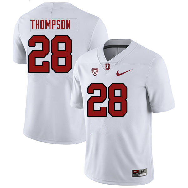 Men-Youth #28 Joshua Thompson Stanford Cardinal College 2023 Football Stitched Jerseys Sale-White